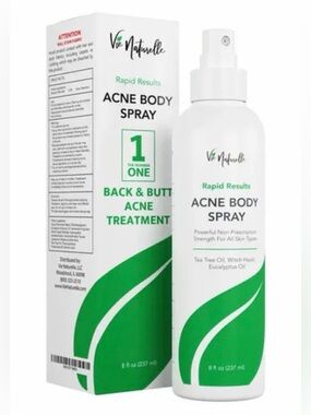 Body Acne Spray - Salicylic Acid - Cystic Hormonal Acne Treatment NWOT